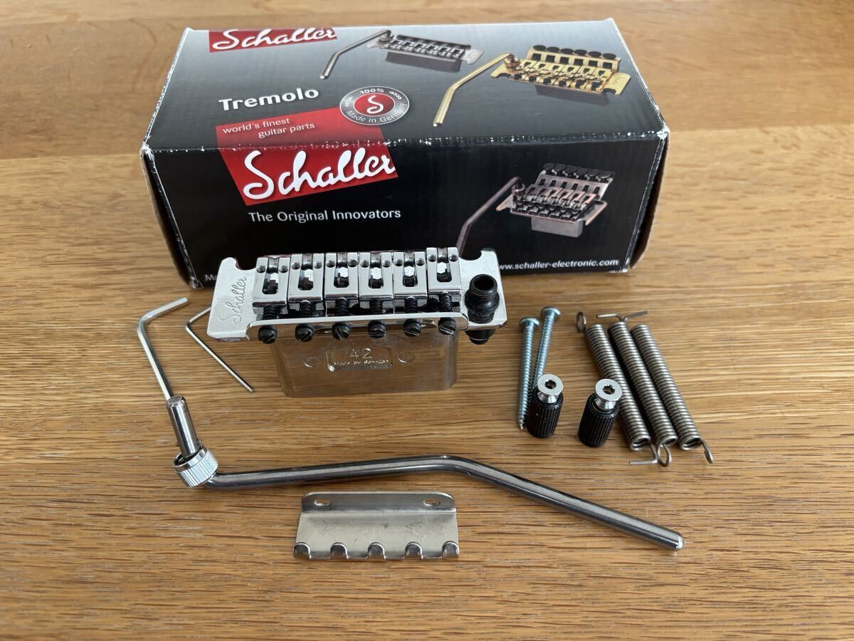 Schaller Vintage Tremolo VT1-C Chrome 42mm Blockの落札情報詳細 
