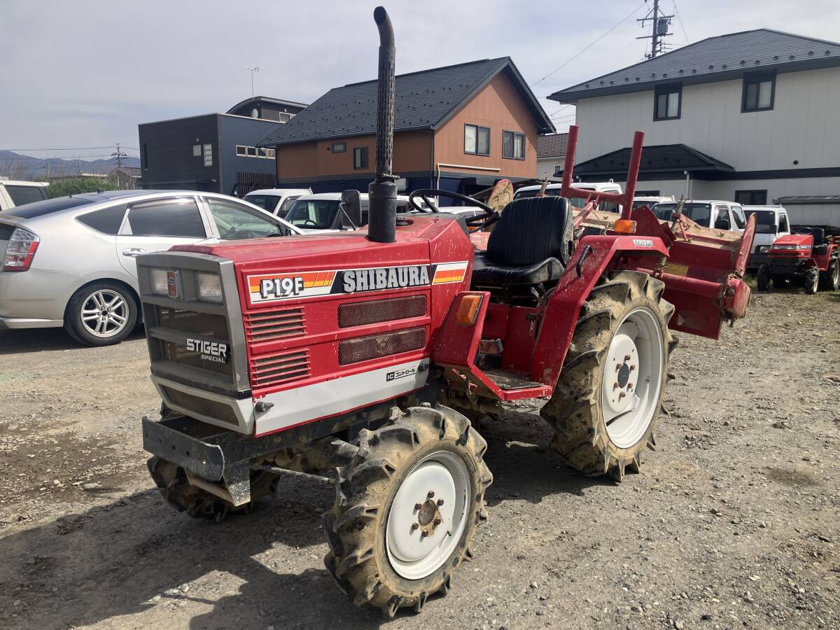 中古】272◇シバウラトラクターSP1540◇4WD◇ロータリーRE2125◇走行約 