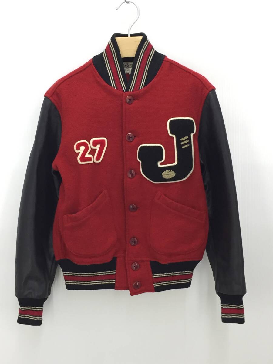 希少 WAREHOUSE フルデコ 袖革 スタジャン サイズ38 ウエアハウス
