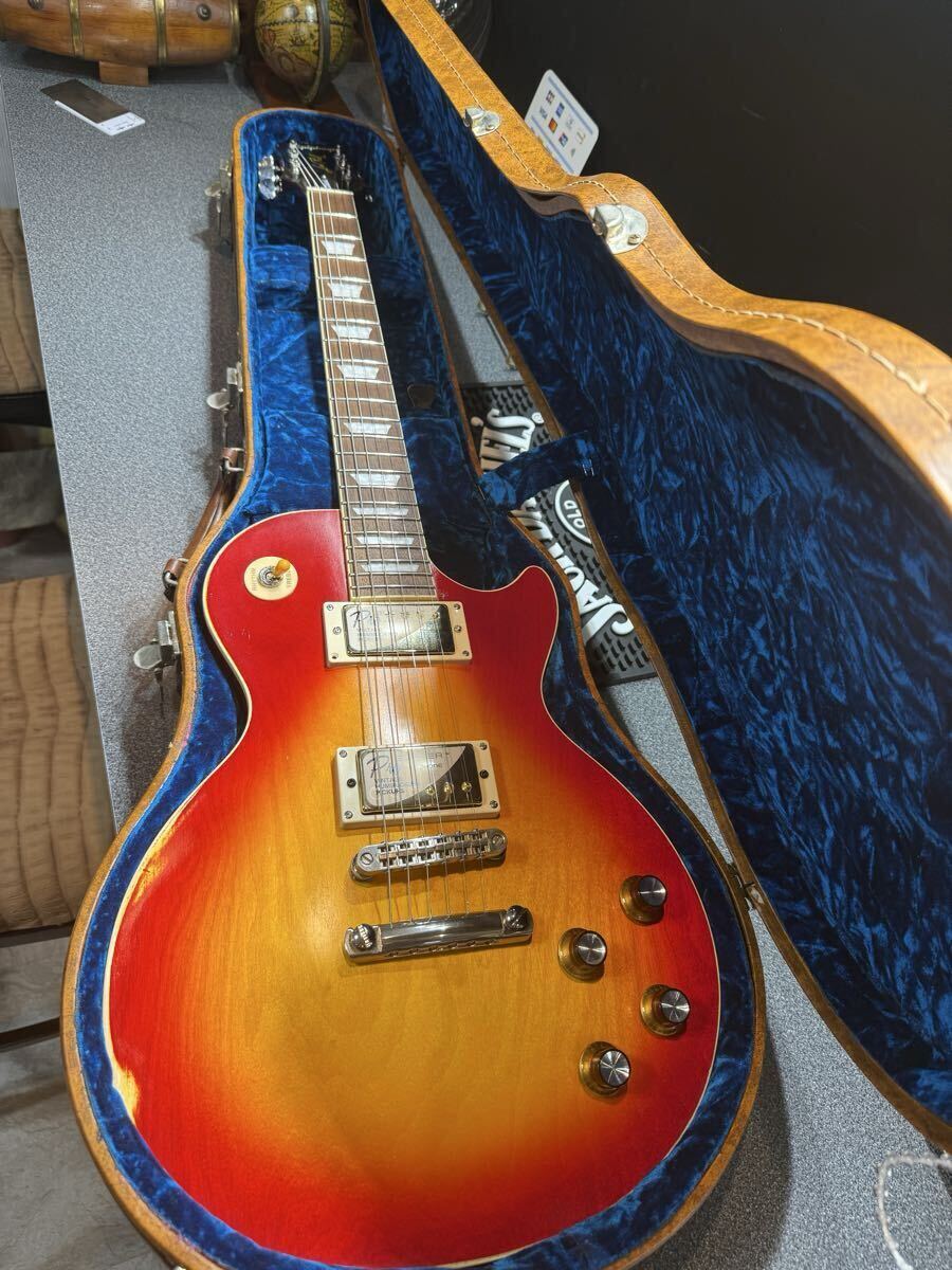 USED】Burny RLC55P バーニー レスポールカスタム P90タイプ
