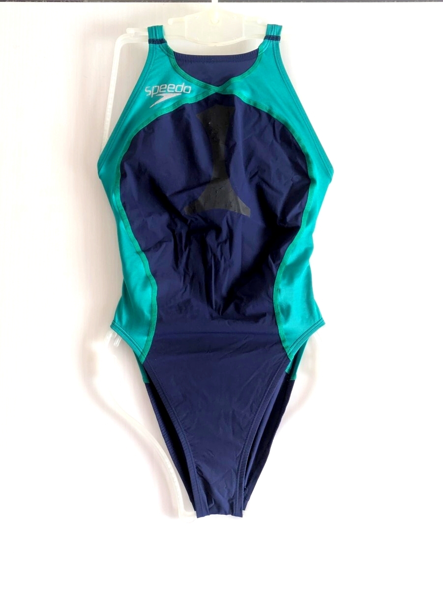 新品】スピード競泳水着FLYINGFISHレースカットLサイズ新品ターコイズ