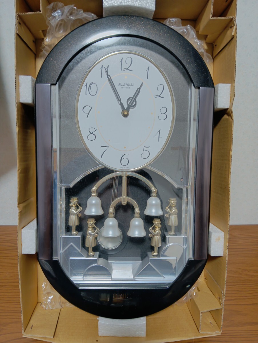 中古】リズム シチズン からくり掛け時計 スモールワールドメネットVの