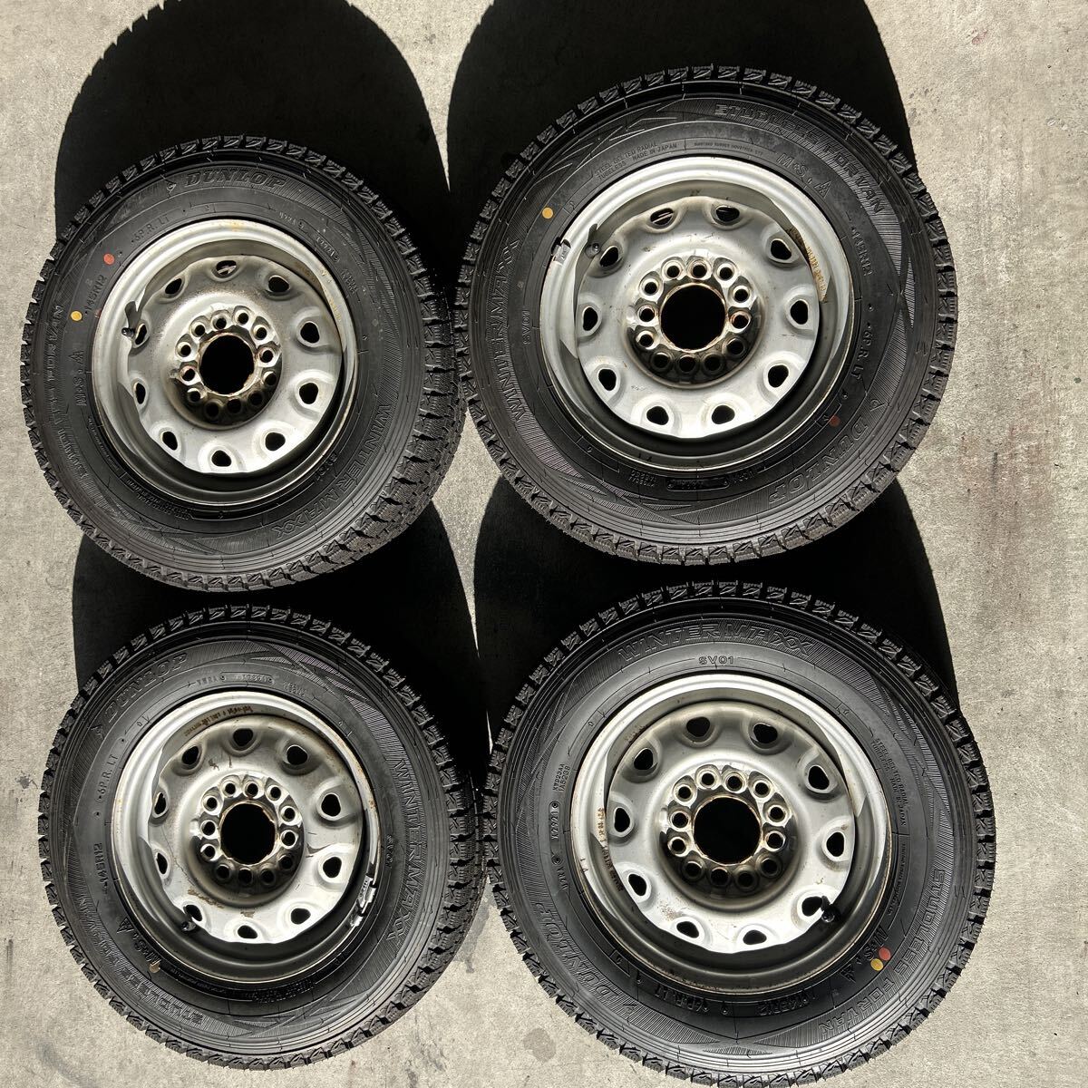 お*ー様 ホンダ純正 12インチ スチールホイール 鉄ホイール　軽トラ　軽バン 走行少ない】N-VAN ホンダ純正 スチールホイール 4本 12インチ 鉄