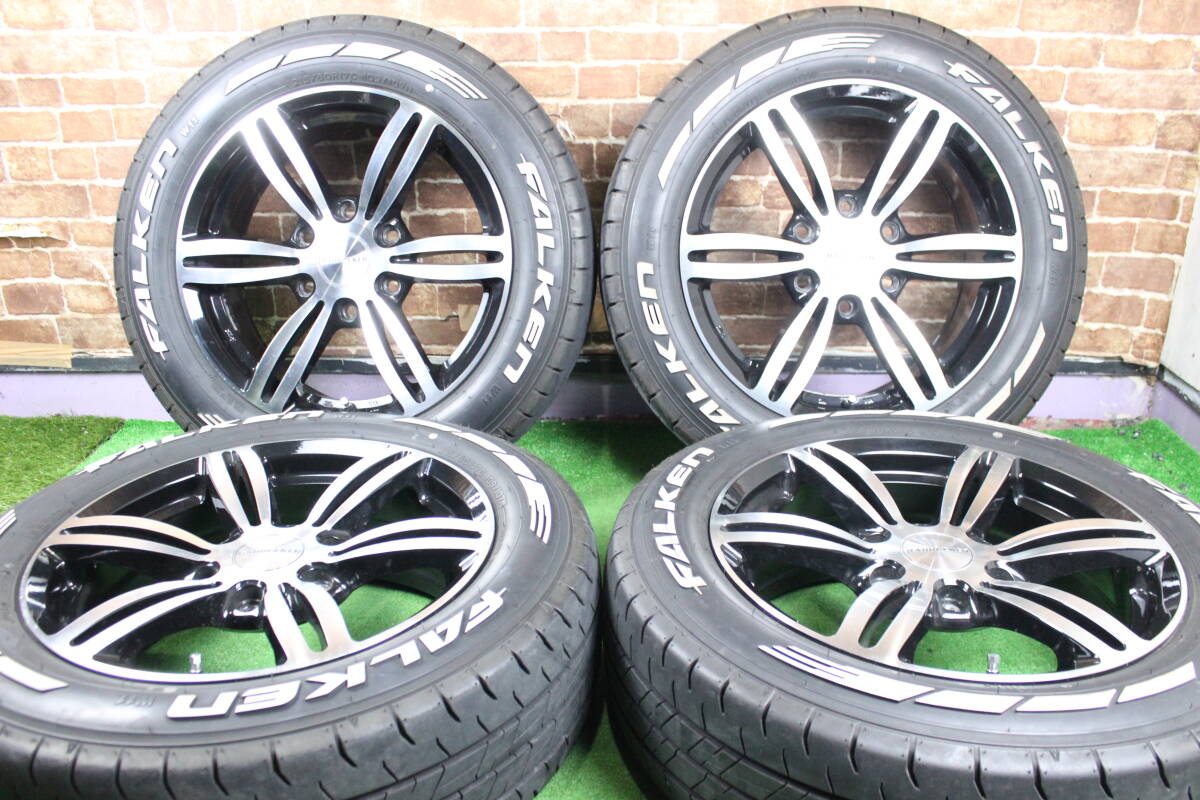 美品 415COBRA BADRUCKER・Ⅱ 17インチ 7.5J ハイエース200系 ブラポリ