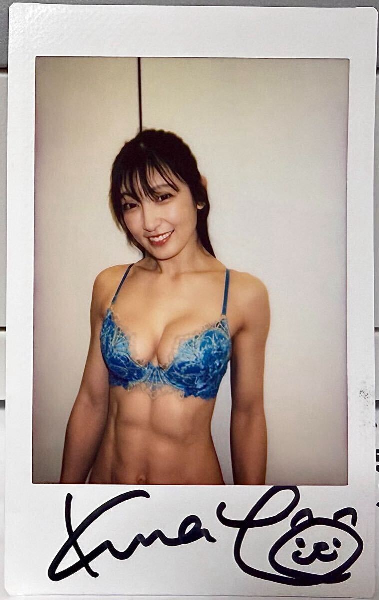 新品】熊田曜子 「情愛」 DVD 購入特典 直筆サイン入り 現場撮影チェキ