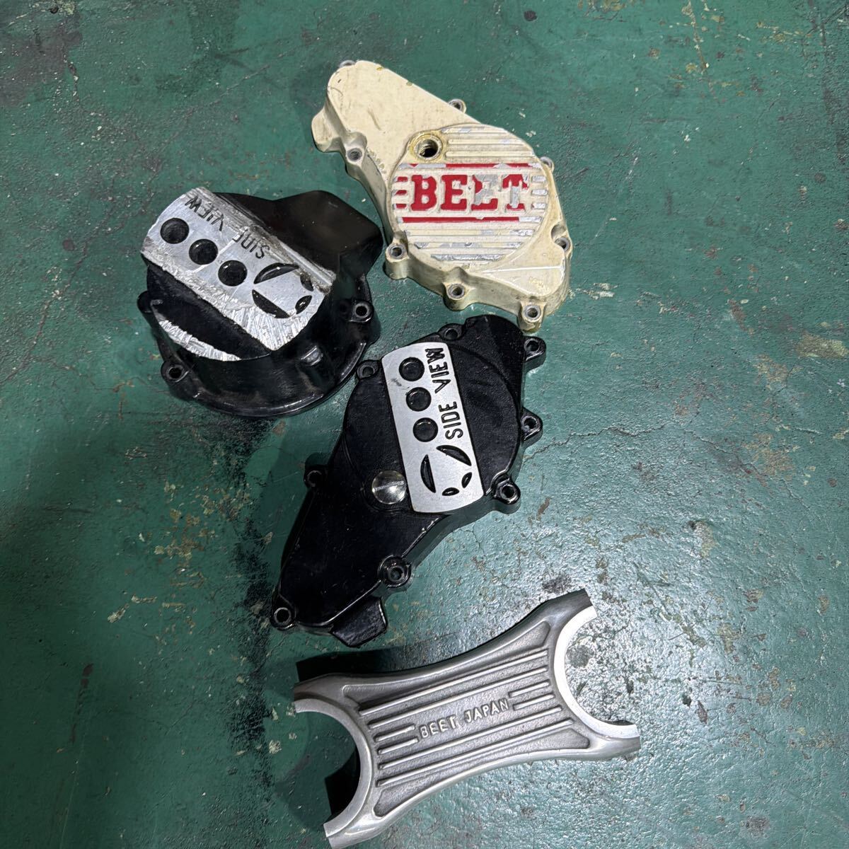サイドビュー BEET 当時物 CBX400F CBR400F エンジンカバー 正規 の