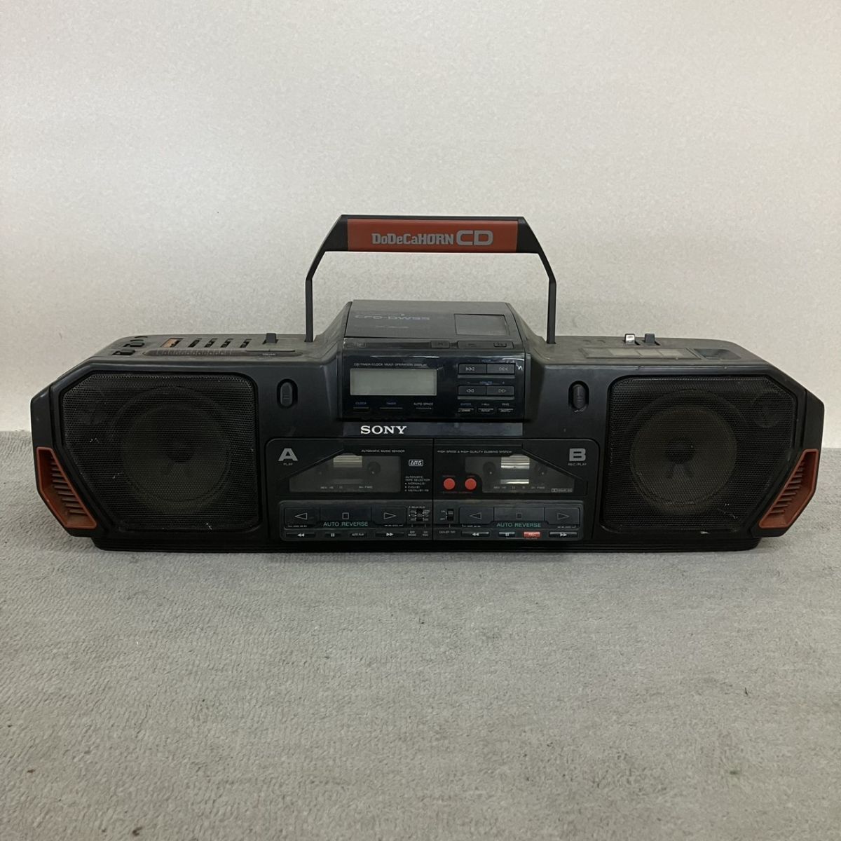 日本製 レトロ SONY ソニー CFD-900 CDラジカセ DoDeCaHORN CD 46W