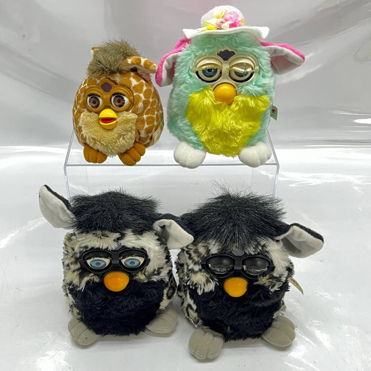 ☆お8-649 トミー 初代 ファービー人形 本体のみ 5体 ほぼ動作不良品
