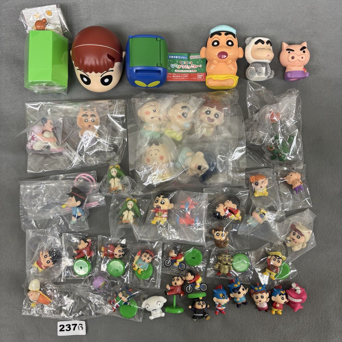 中古】0831-212◎クレヨンしんちゃん ミニ人形 4個セット 1992年 1993