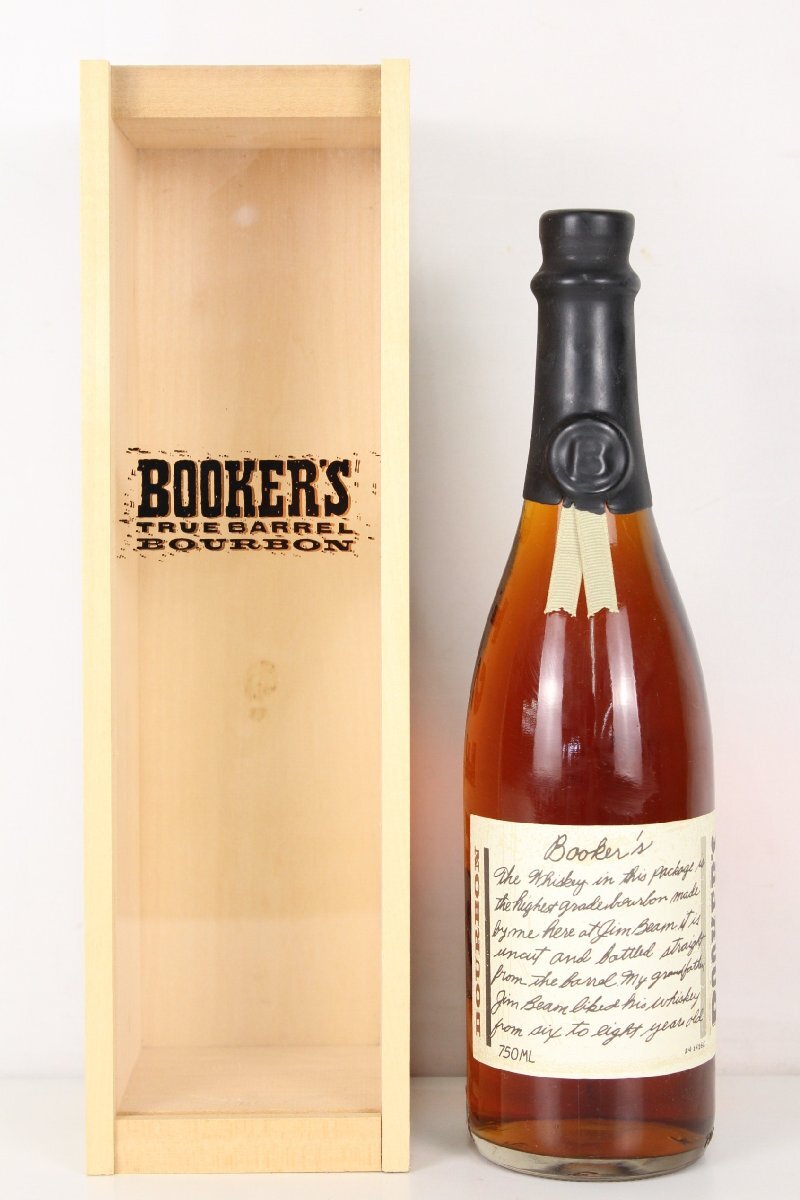 新品】ブッカーズ BOOKER'S 1994年 古酒 箱付き バーボンウイスキー 木
