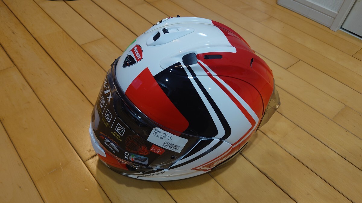 未使用】【新品未使用】Ducati Corse V6 フルフェイスヘルメット L