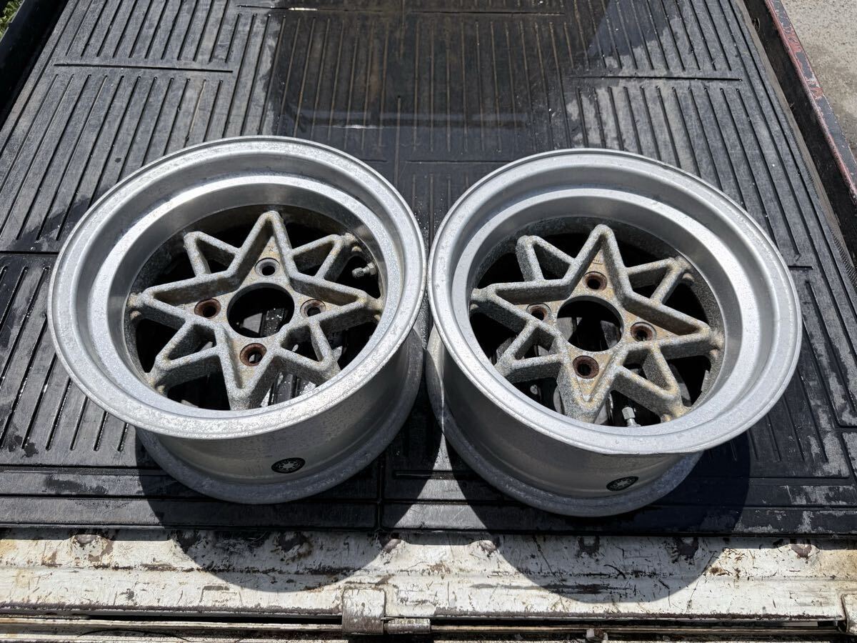 ◎ワタナベ 13インチ 7j Bタイプ 4H PCD114.3 ネオバ 165/60r13 2本