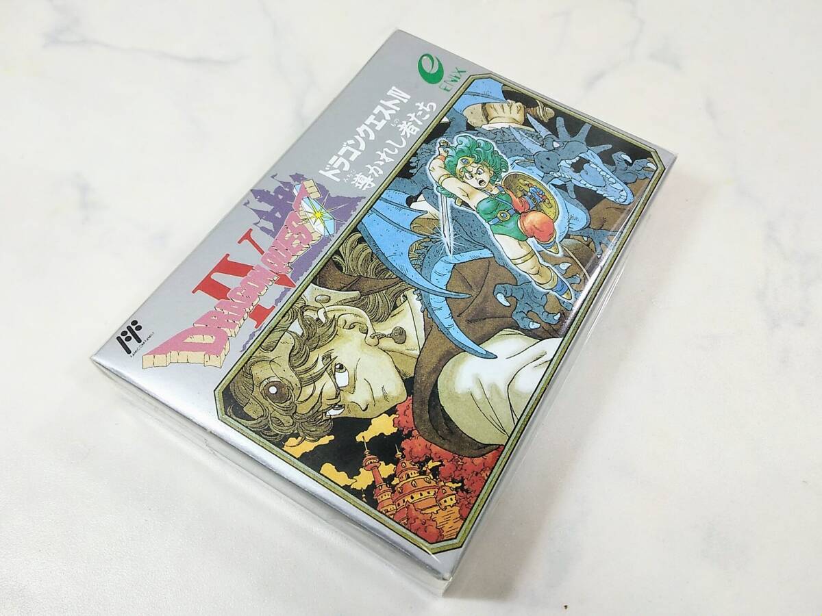 FC DRAGON QUEST ドラゴンクエスト IV DQ 4 導かれし者たち 発売告知