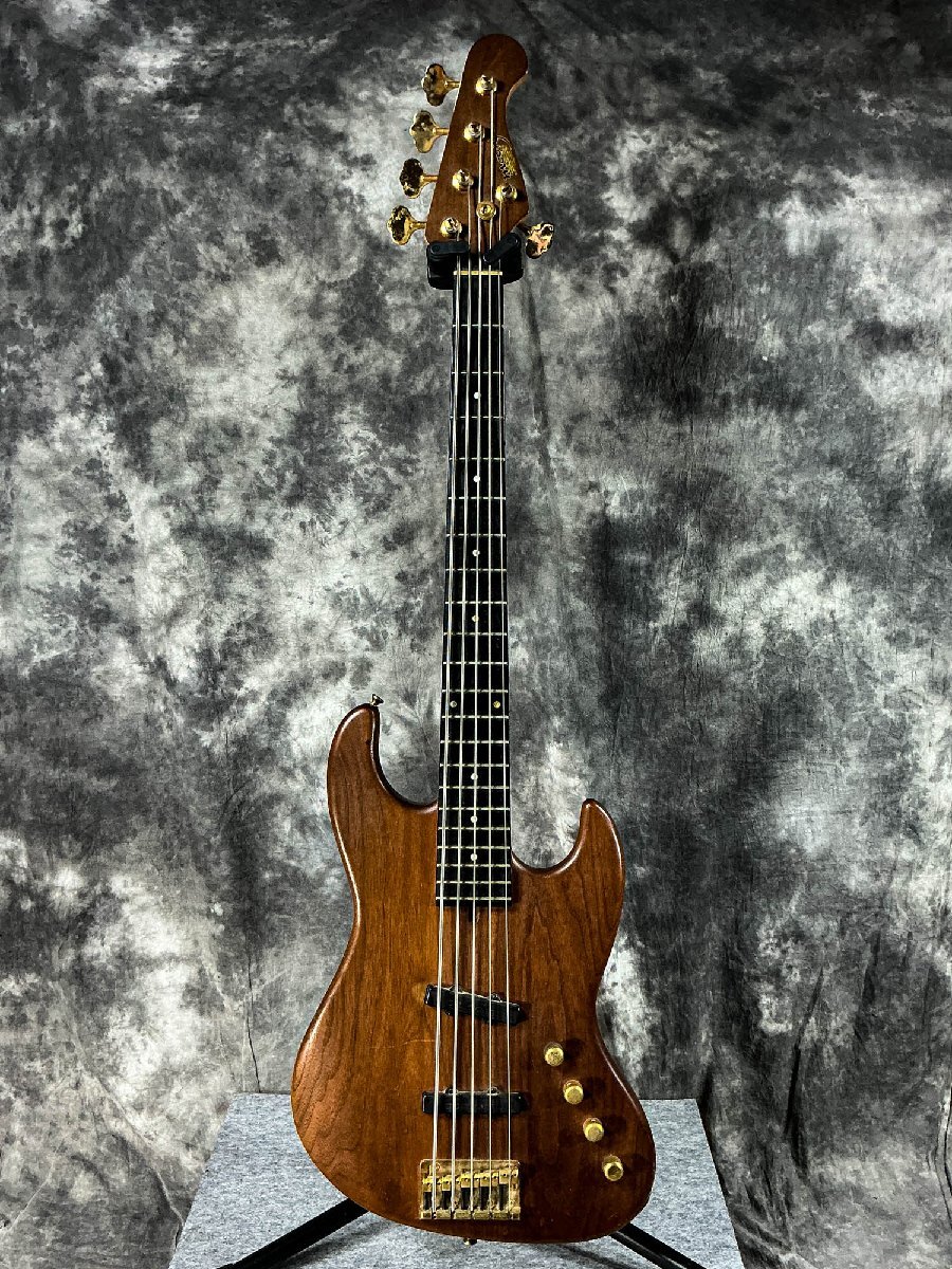 中古】Moon JJ-5 PINK Order Color 五弦ベース ピンク マッチング