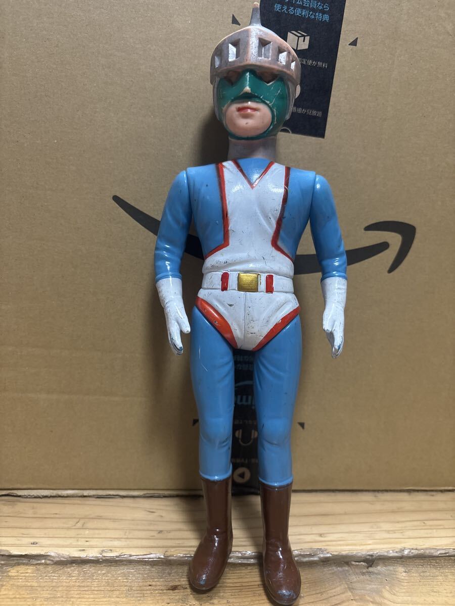 アーク フンドー星人 ソフビ 当時物 シルバー仮面 タカトク タケミ