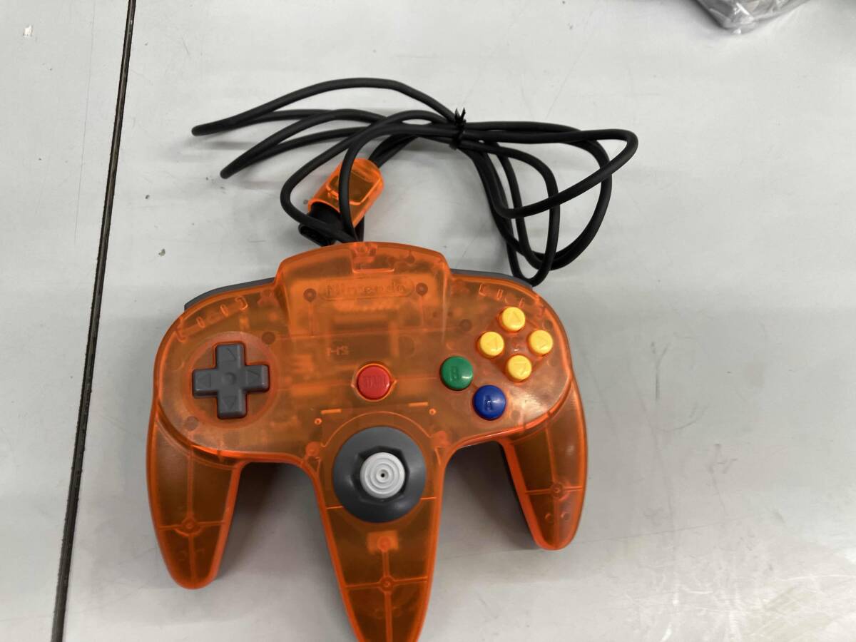 美品 NINTENDO64 クリアオレンジ ブラック ダイエーホークス限定カラー