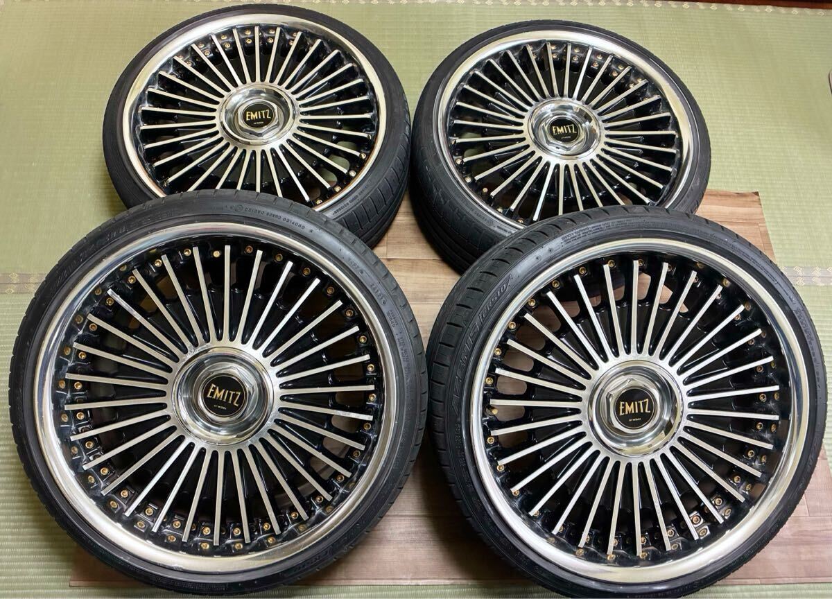 中古】深リム 共豊 AME シャレン XF-55 9J10J ツライチ クラウン