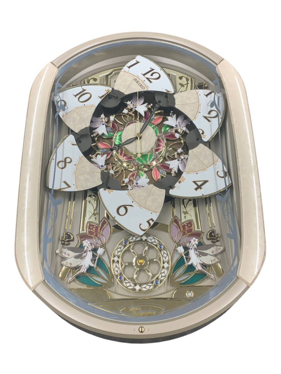 美品】SEIKO 電波振り子掛時計 ウェーブシンフォニー AM221M 生産終了
