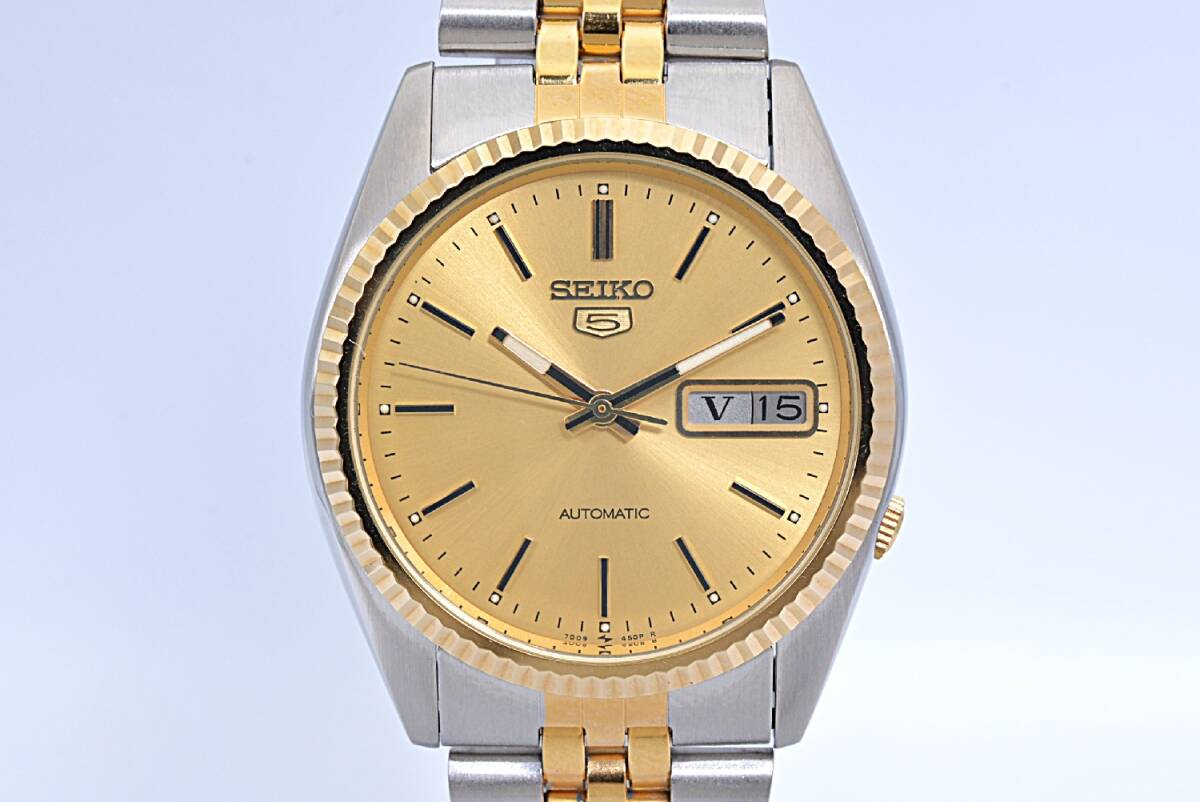 中古】SEIKO セイコー アラーム 7223-6030 デイデイト クオーツ