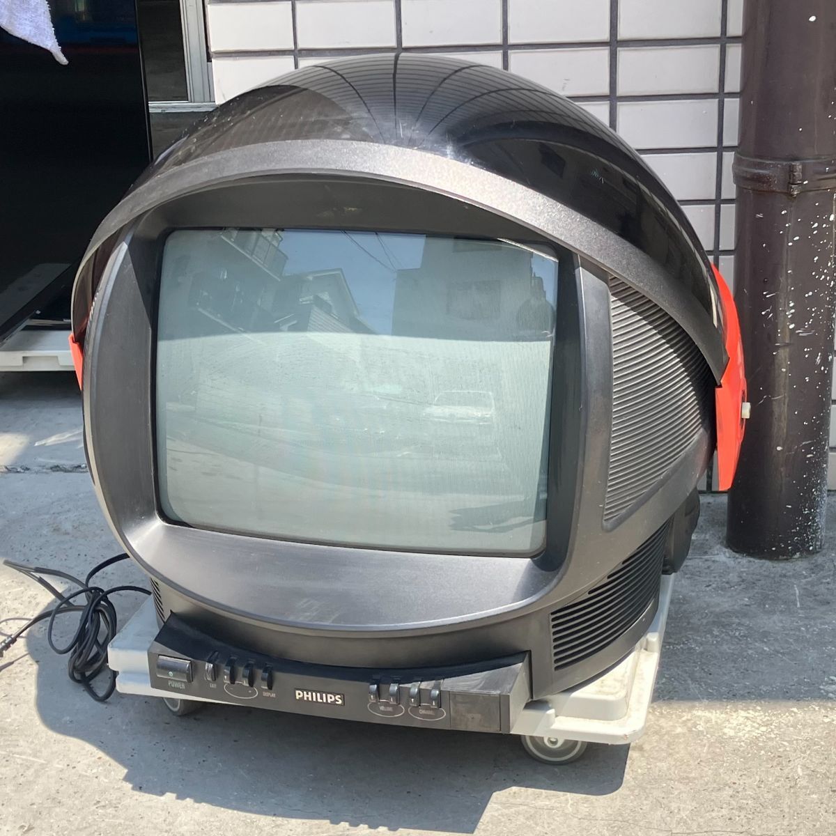 中古】大宇電子 ブラウン管カラーテレビDTR-14A リモコン付の落札情報