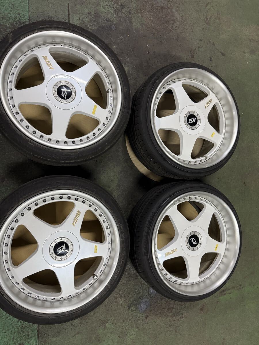 超希少・絶版] ケーニッヒ SSR 19インチ 10J 11.5J ? ホイール 超深