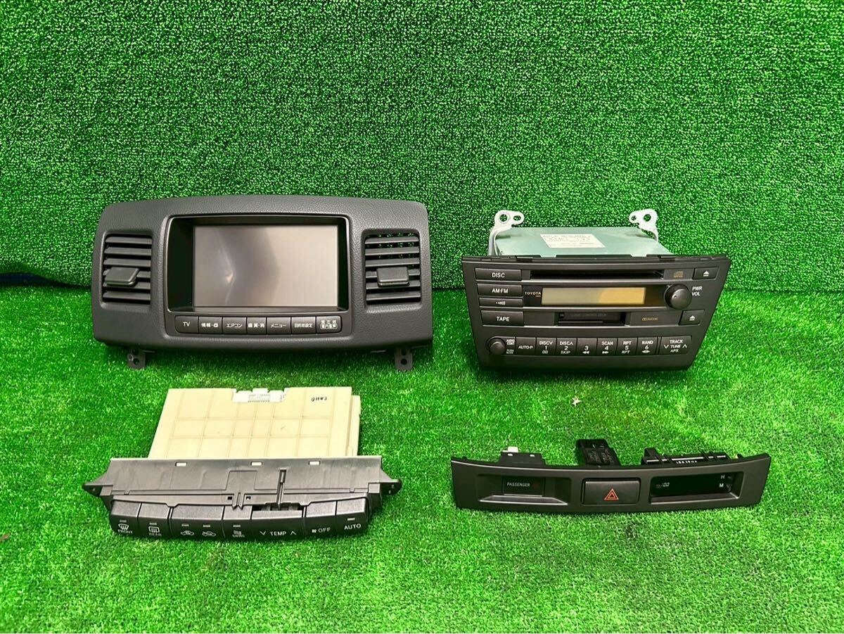 JZX110マークII 純正マルチモニター エアコンパネル マーク2 EMV ナビ