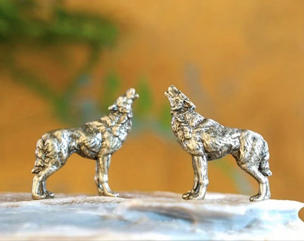 新品】遠吠え オオカミ 狼 ウルフ オブジェ 像の落札情報詳細 - Yahoo
