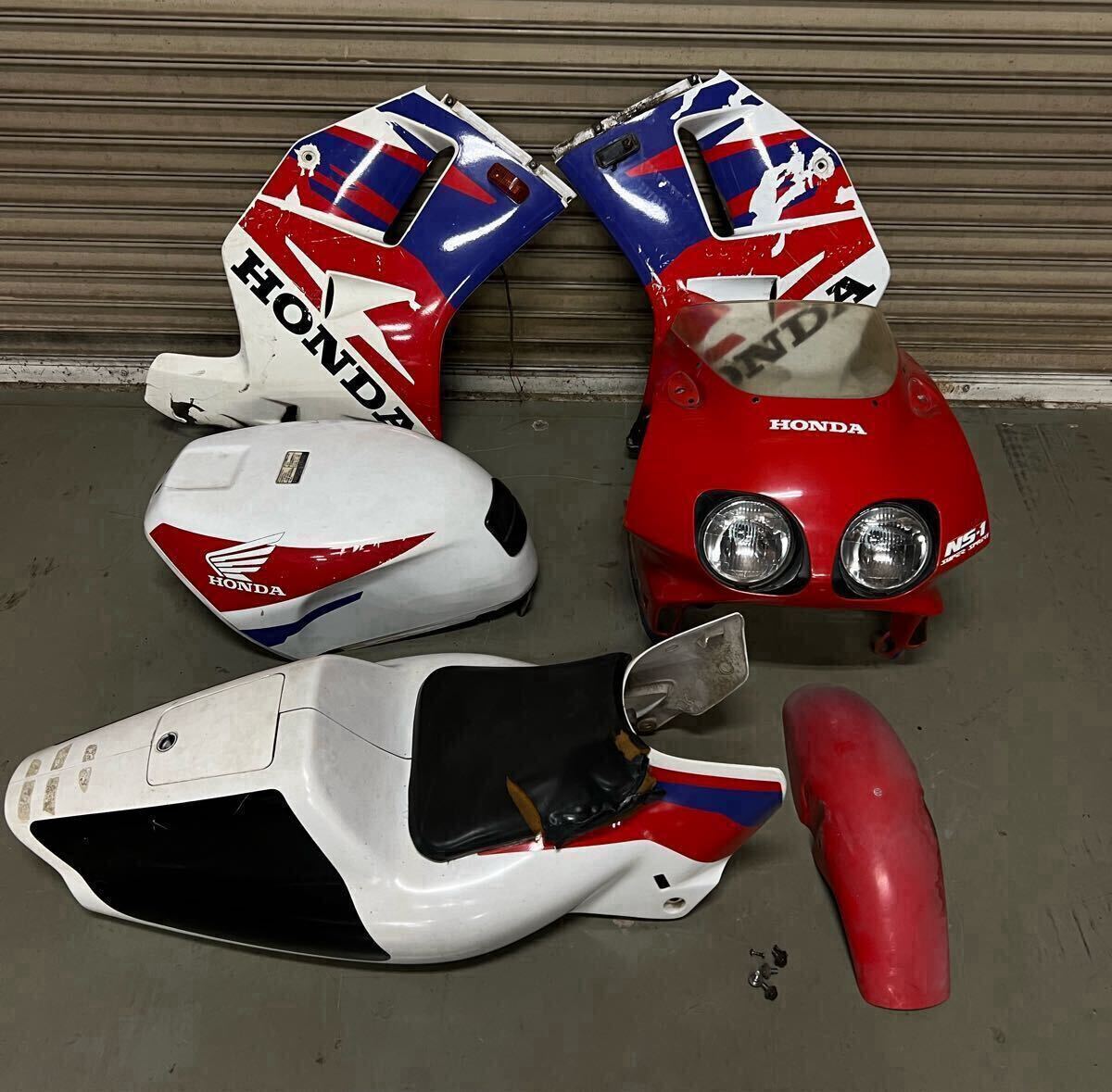 ホンダ HONDA NS-1 NS1 AC12 フルカウル レストア車 実動 赤 後期 前期 