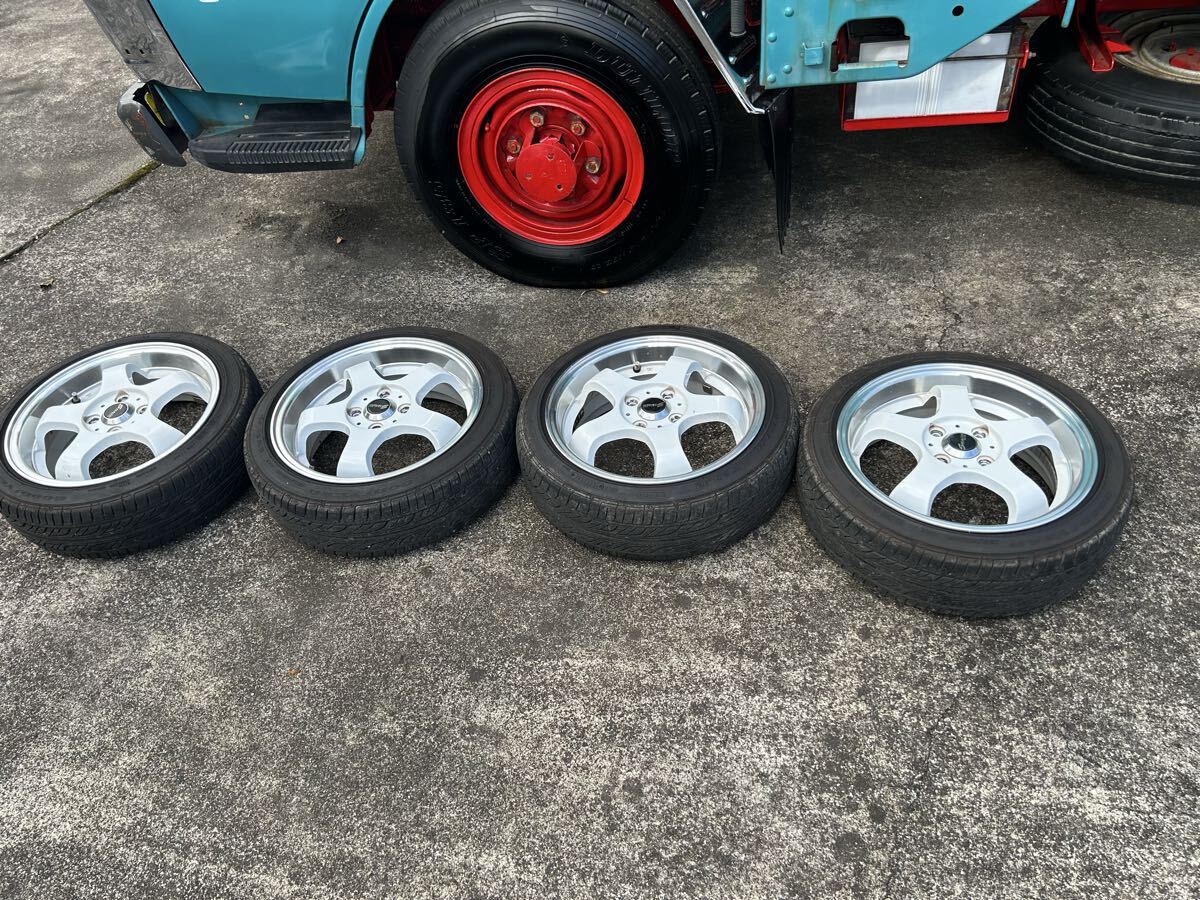 美品 ステルスレーシング SPEC-01 15インチ 7J ＋30 4本 軽自動車の