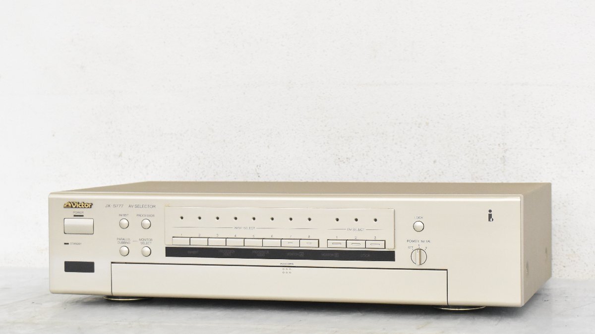 ⑥◇Victor ビクター AVセレクター JX-V3(VTR/RF入力) 通電確認のみの