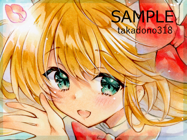 未使用】☆同人 手描き イラスト 【 東方Project 】 リリーホワイト 桜