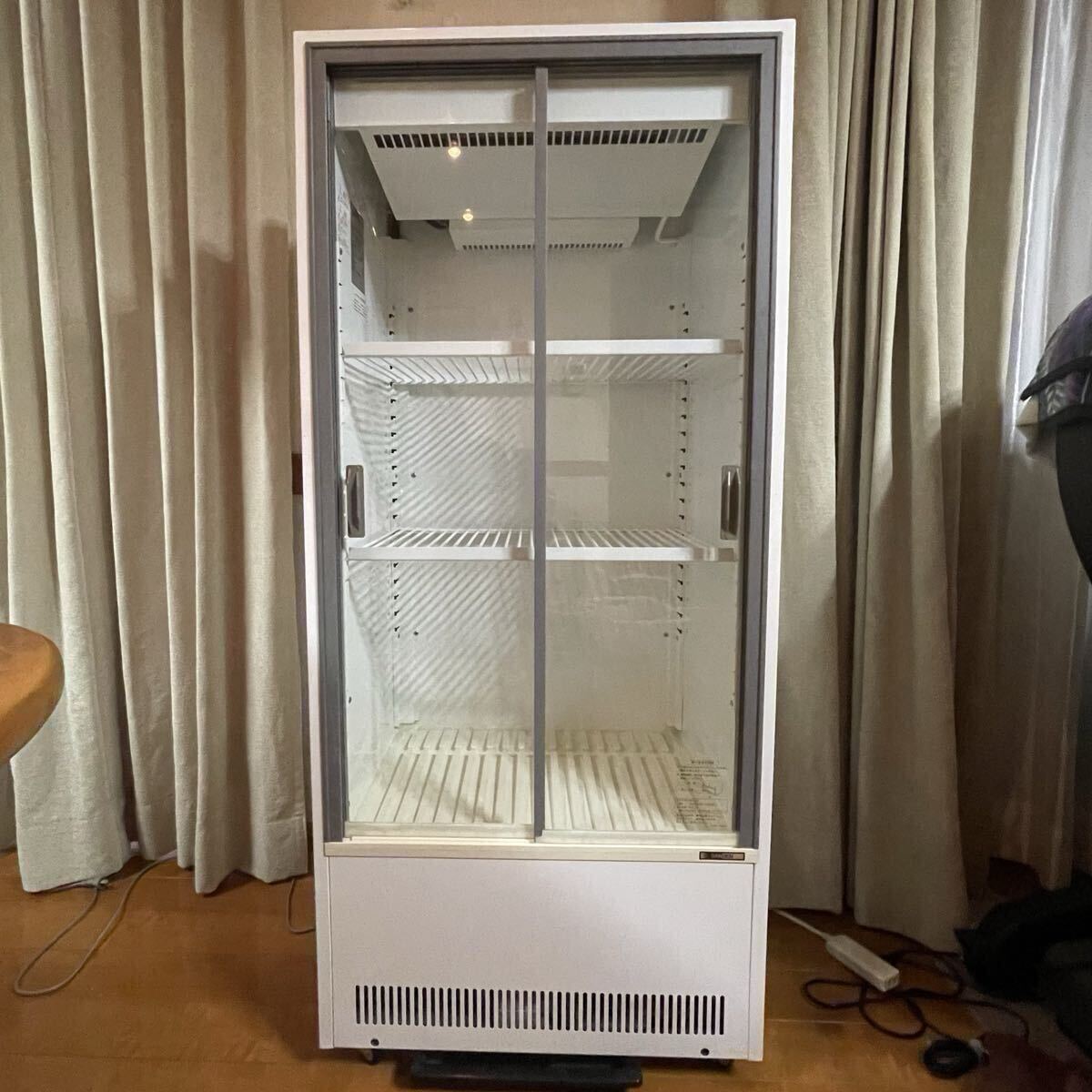 中古】【格安売切】サンデン 冷蔵ショーケース AGV-H220Y 伊藤園 *厨房