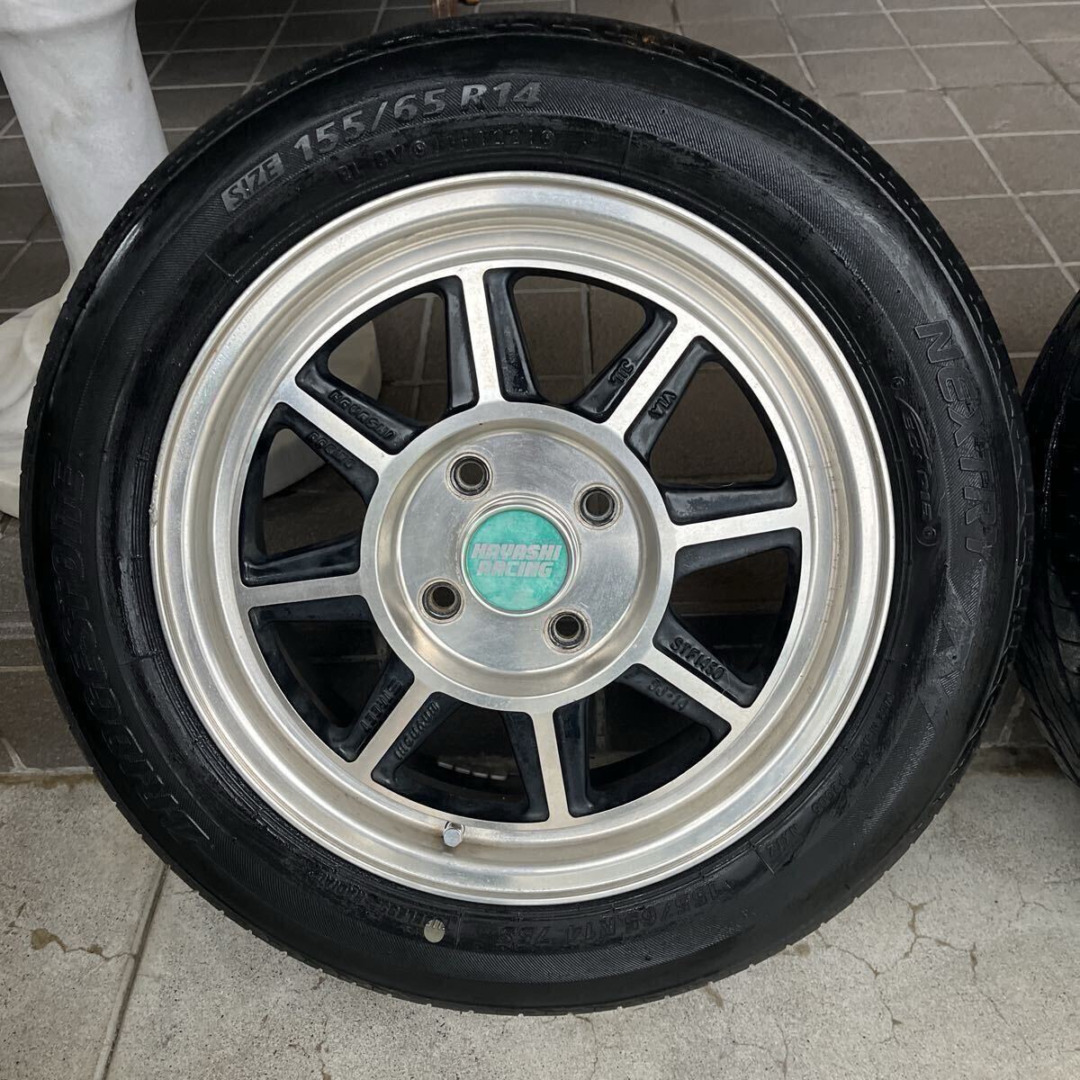 ハヤシレーシングホイール4本セット訳あり中古 旧車の落札情報詳細