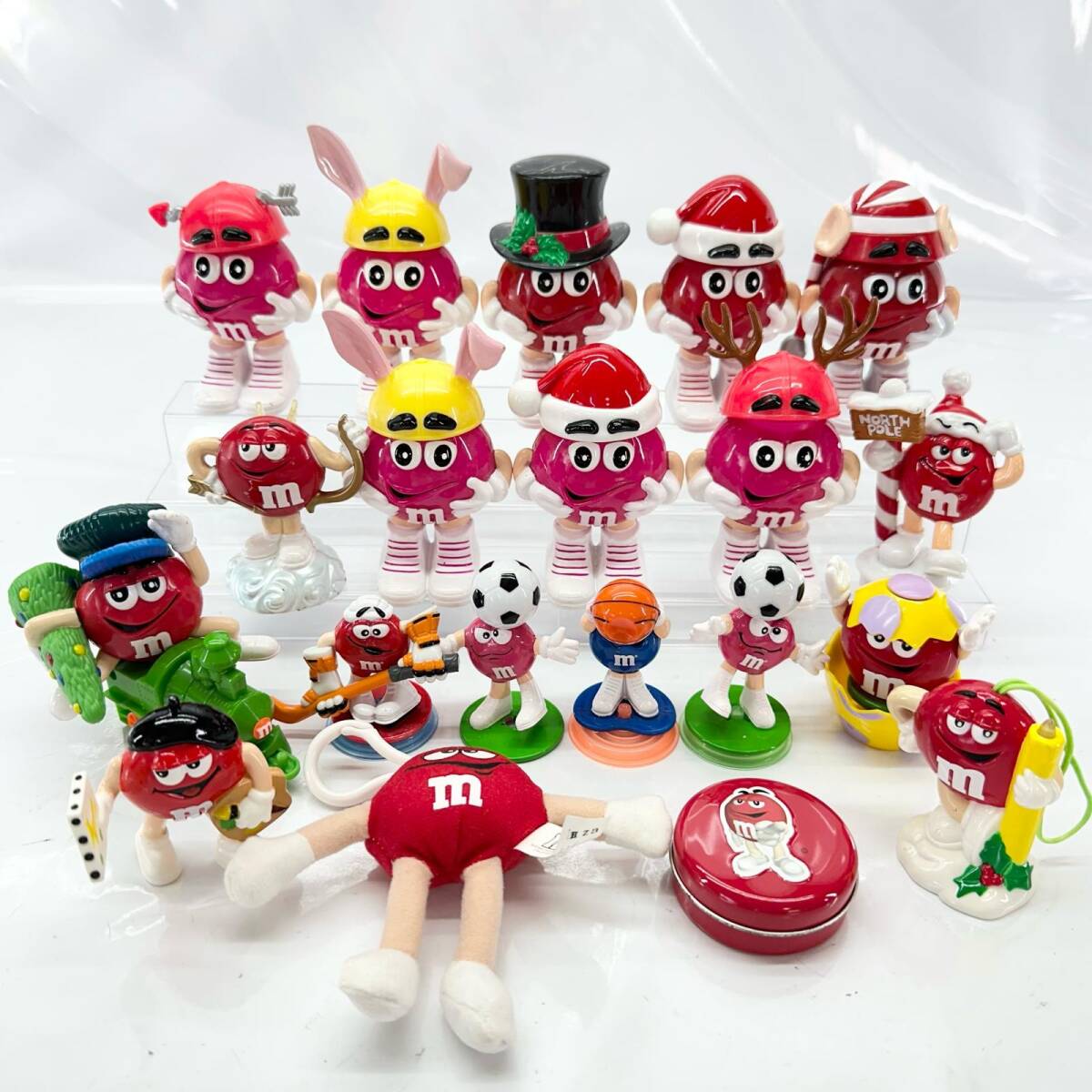 m&m's エムアンドエムズ ぬいぐるみ フィギュア レッド チョコレート