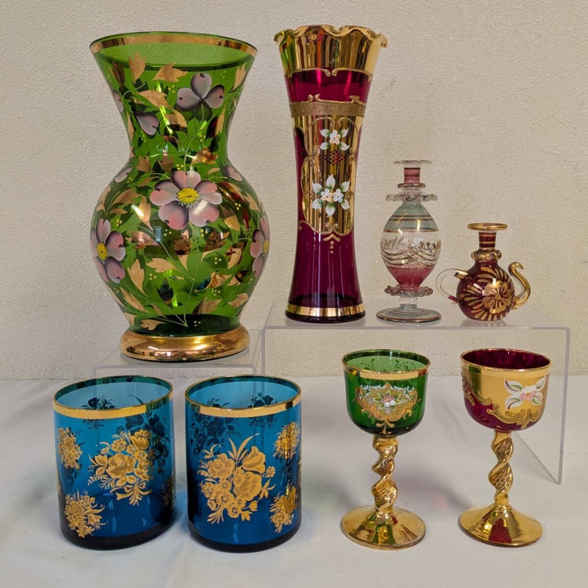 イタリア ベネチアングラス MURANO ムラノガラス 鶏 ニワトリ 置物