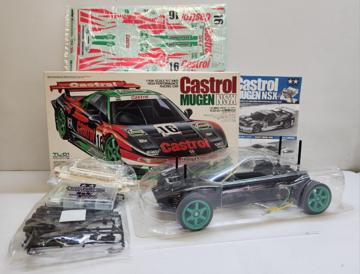 1円～ 箱無/組立済 タミヤ 1/10 電動RC 4輪駆動レーシングカー