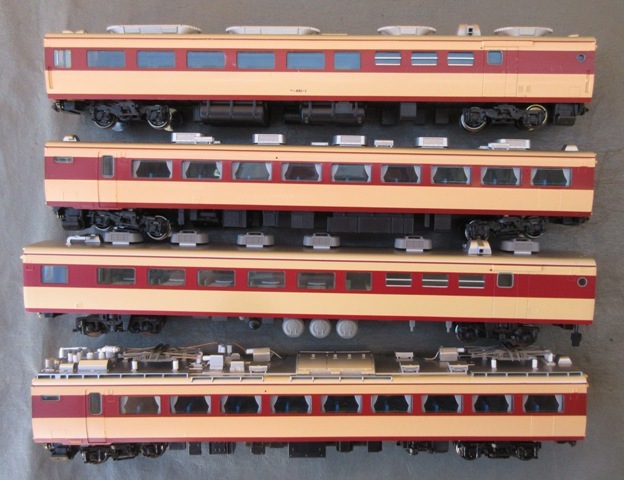 TOMIX HO-019 国鉄 583系 特急電車 クハネ583 基本セット 付属品 側面