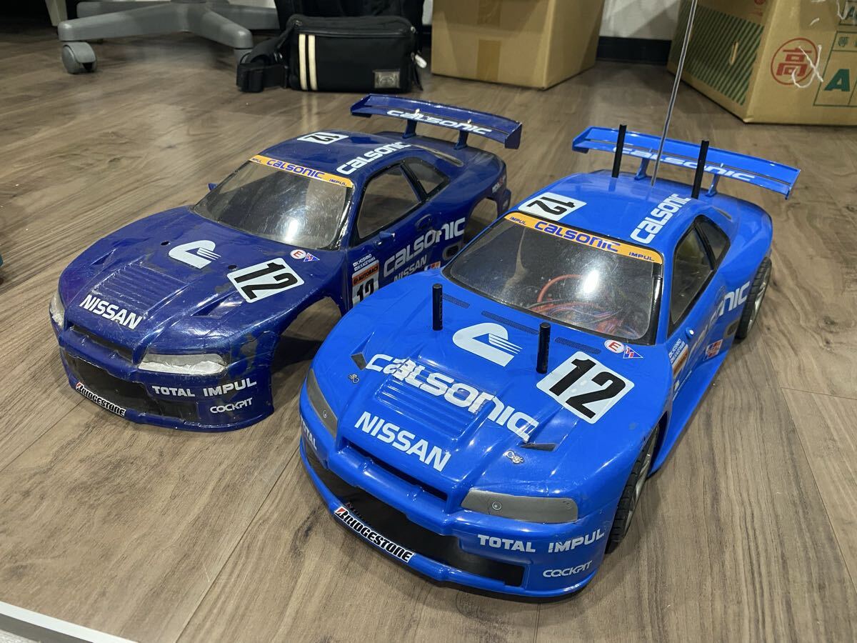 新品】タミヤ カルソニックスカイライン GT-R R33 ラジコン 未使用の