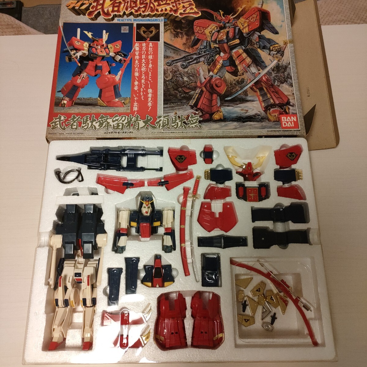 ト打】BANDAI リアルタイプ 武者頑駄無鎧 武者ガンダムクロス ムシャ