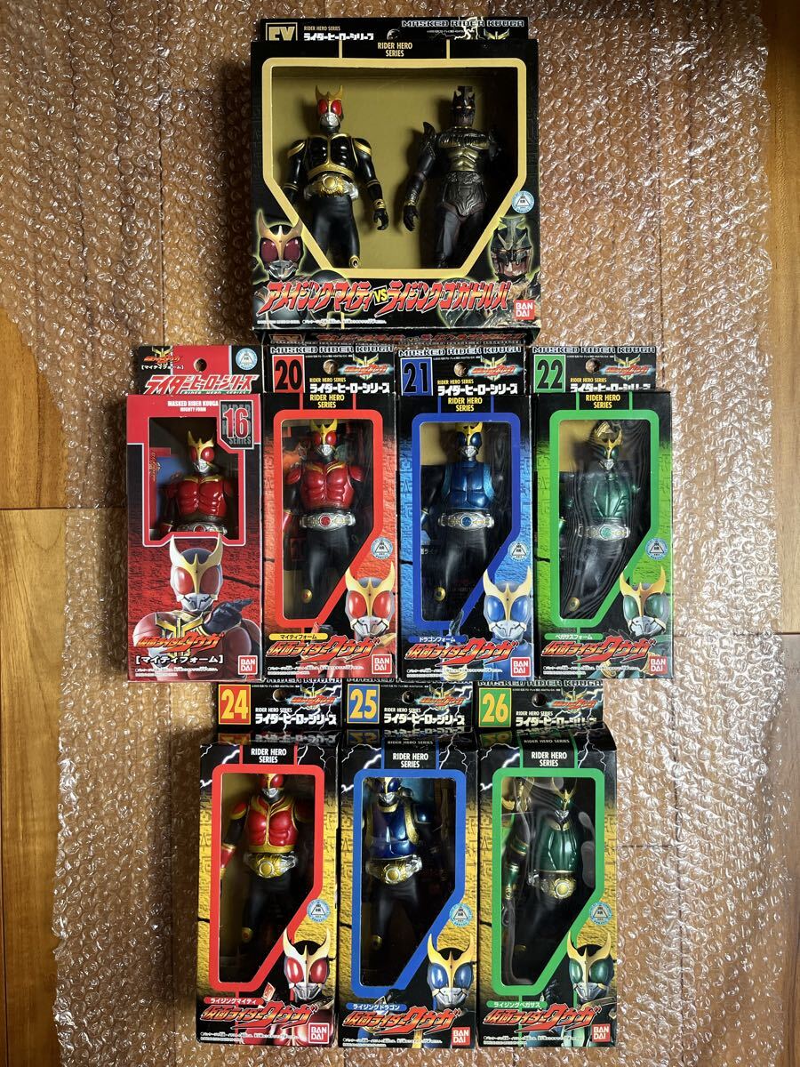 仮面ライダークウガ2000年Meijiマイティドラゴンペガサスレリーフ3枚