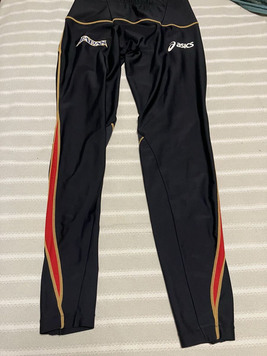 ☆世界陸上日本代表選手支給 レーシング ショートタイツ Lサイズ 別注