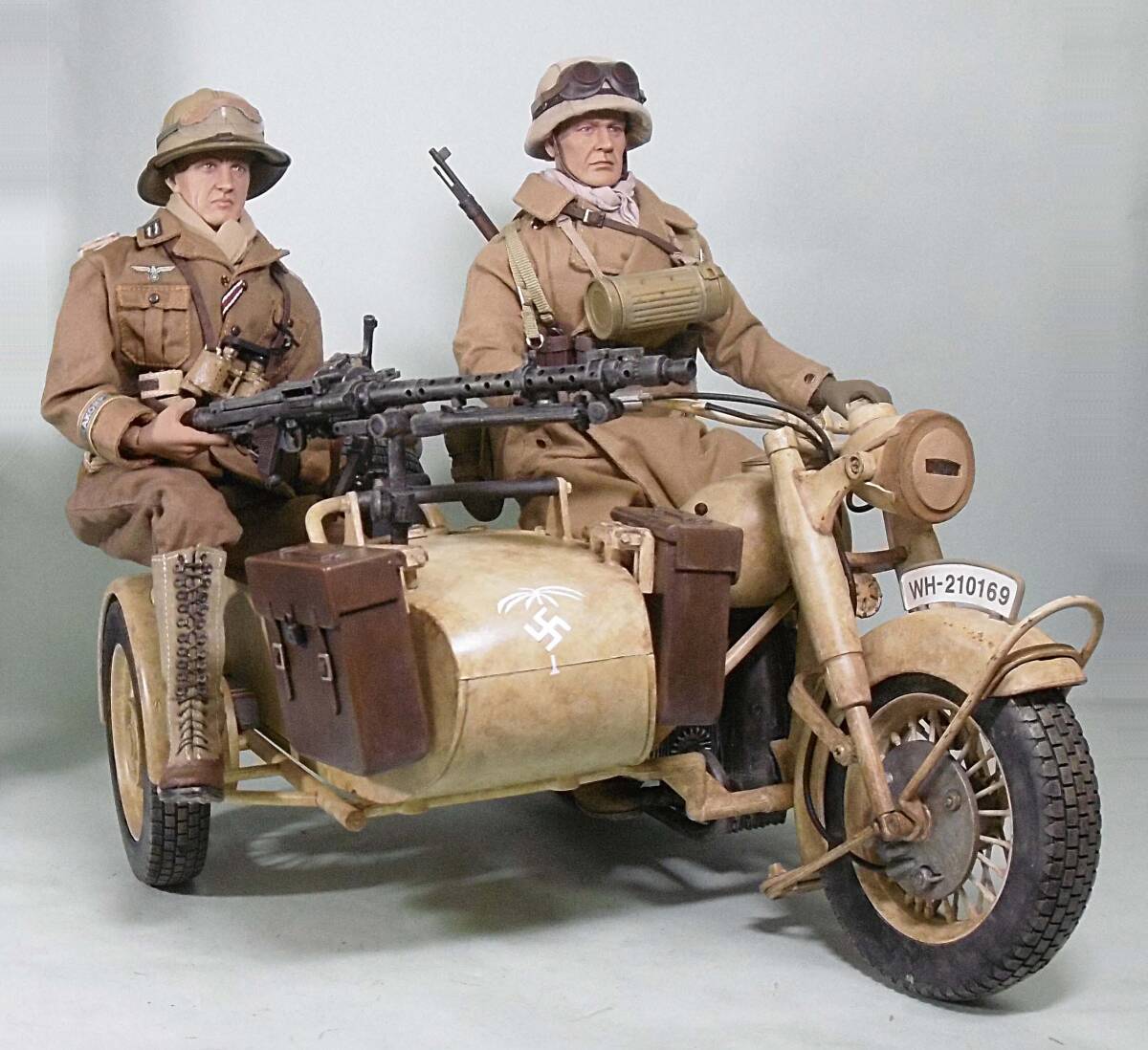 1/6 ナチス・ドイツ軍 BMW R75サイドカー金属製の落札情報詳細 - Yahoo