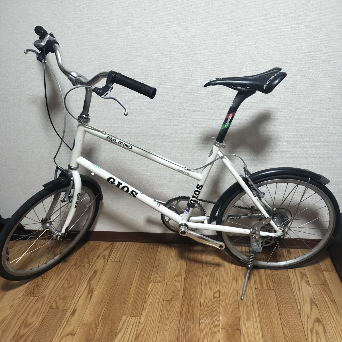 ミニベロ GIOS PULMINO 20インチ 6段変速 フロントキャリア カゴ付