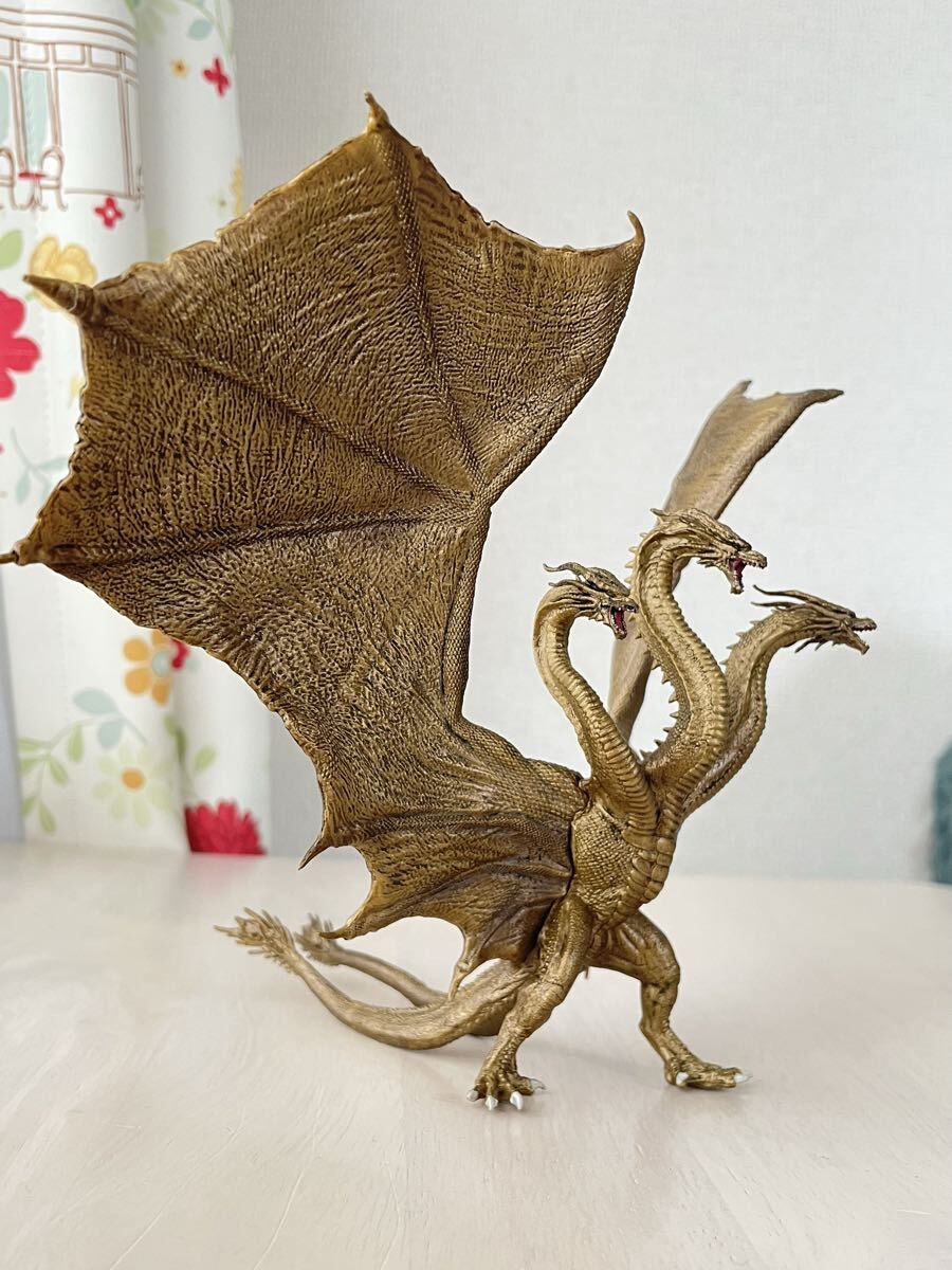 中古】リペイント 完成品 ムービーモンスター ゴジラ キングギドラ