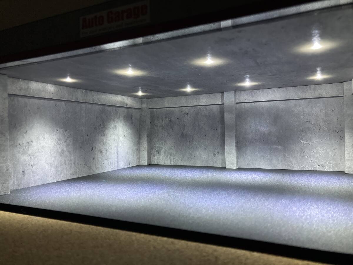 未使用】ミニカー専用ジオラマ：1/64 世田谷ベースタイプガレージ