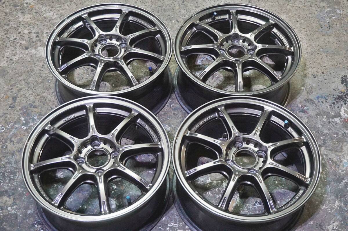 中古】D520【中美品】RAYS グラムライツ 57ゲイナー ☆ PCD100 5.5J+48 