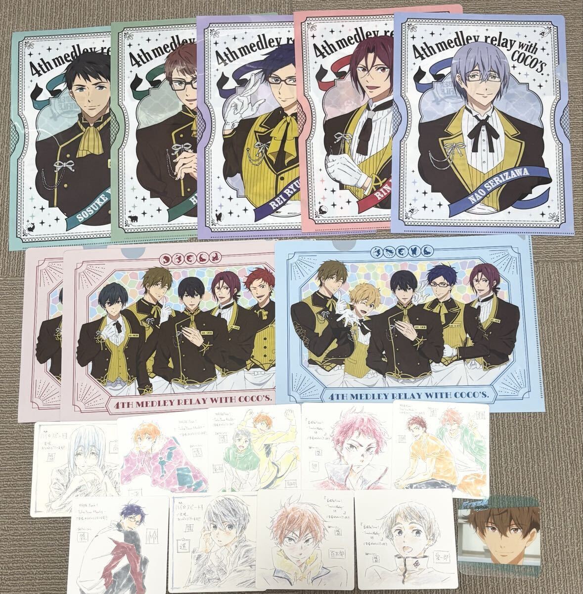 新品】七瀬遙 当選品 イラストカード Free! ハイスピード コラボ