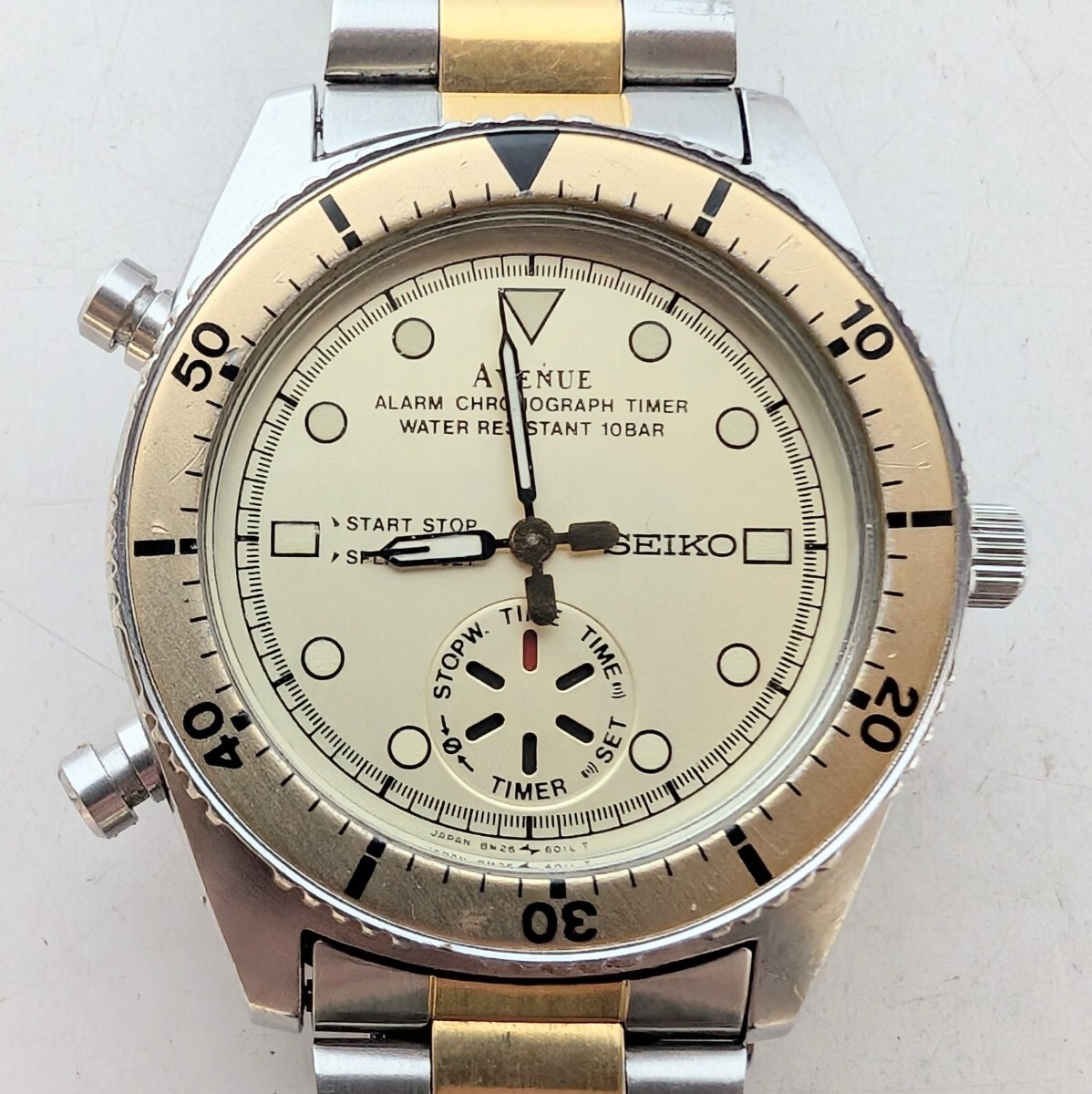 中古】セイコー SEIKO◇アベニュー クロノグラフ アラーム メンズ