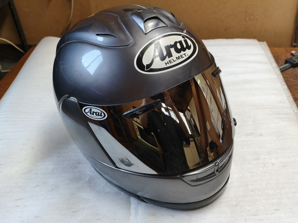 Arai RAPIDE-IR CHRONUS グリーン フルフェイスヘルメット Arai RAPIDE-IR CHRONUS クロノス グリーン 付属品あり アライ