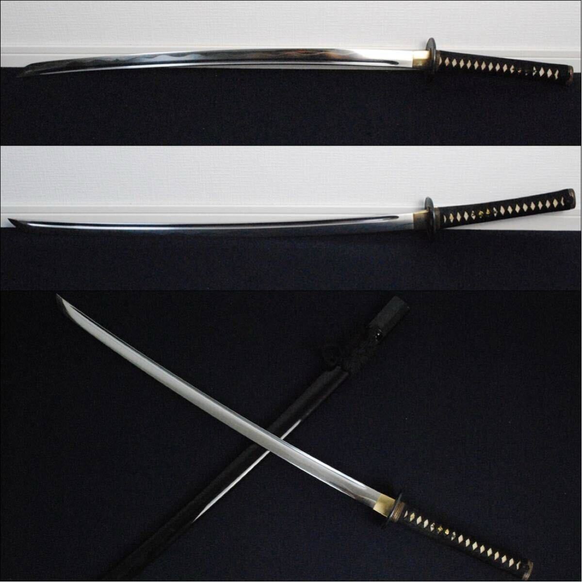 中古】蔵出/刀装武具模造刀/青貝螺鈿細工地金具太刀拵大刀/320の落札